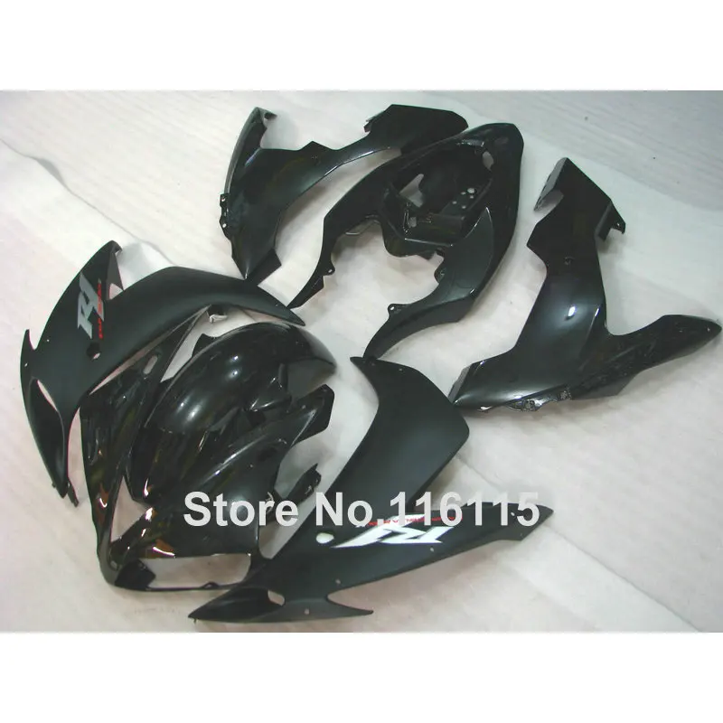 ABS мотоцикл части для Yamaha YZF R1 2004 2005 2006 все черный комплект обтекателей 04 05 06