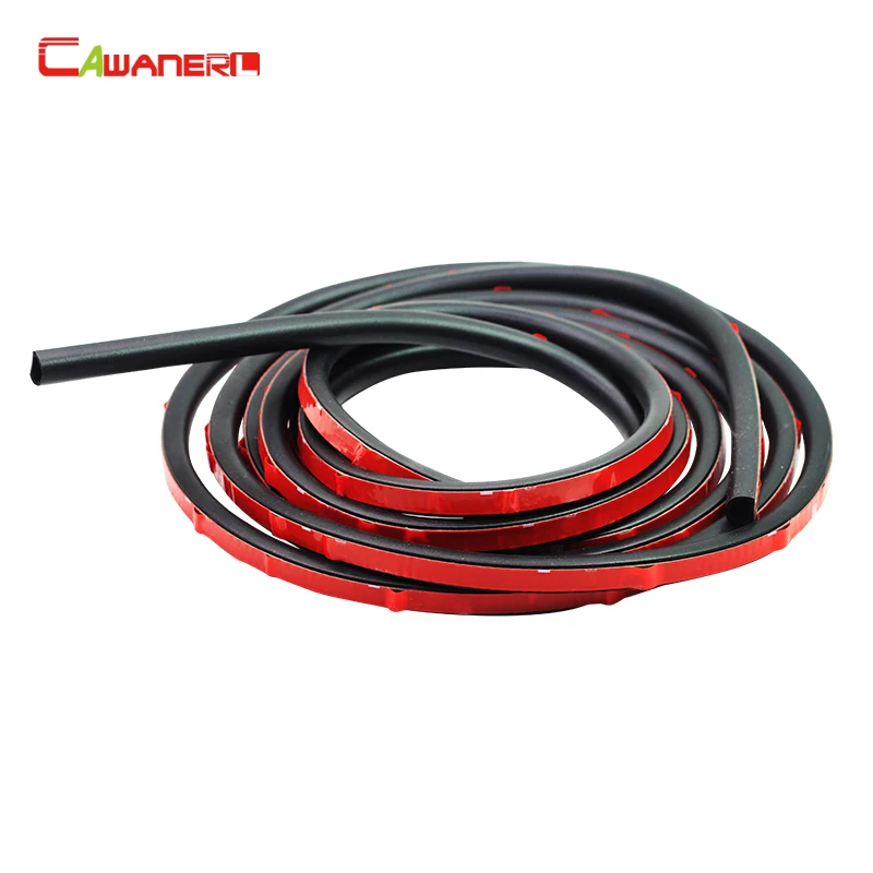 

Cawanerl 2 Meter Small-D Auto Hood Door Rubber Seal Strip Weatherstrip Sound Insulation 200CM Car Sealing Strip Edge Trim