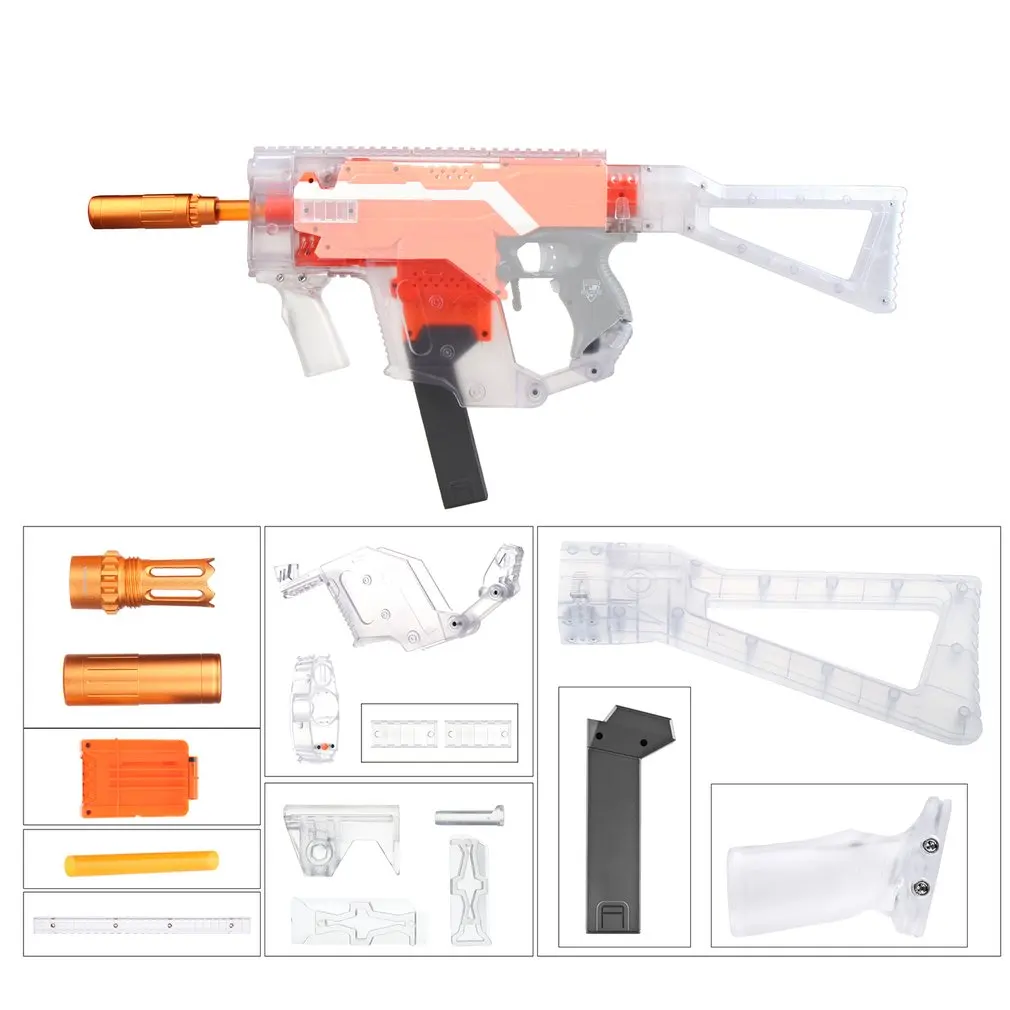 

WORKER High Strength Plastic Mod Kriss Vector Imitation Kit Combo 12 Items Set Suitable for Nerf STRYFE Modify DIY Toy Best Gift