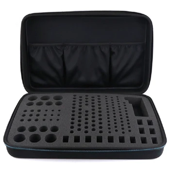 

ABKT-Battery Charger Storage Bag - Aa Aaa Battery No. 5 No. 7 9V No. 1 No. 2 Battery Storage Bag Shockproof Pack