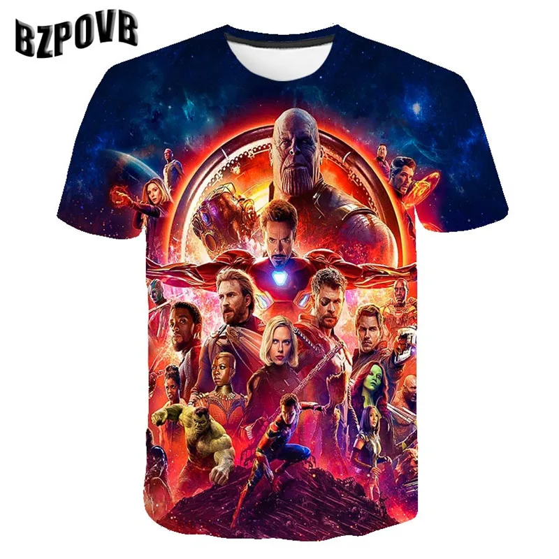 

New arrive movie marvel Avengers Endgame t shirt men women 3D printed novelty fashion tshirt streetwear casual summer