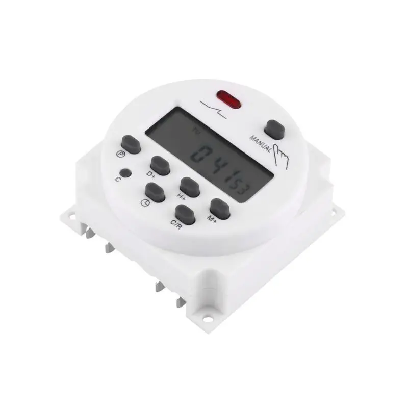 

Electronic Timer Programmable Counter Time Control Relay Switch Digital LCD Display Power 12/24/110/220V