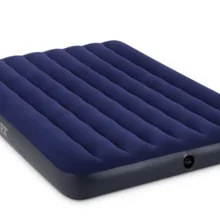 INTEX полосатый стекающийся двойной надувной матрас 2 человек кровать автомобиль секс туристический Тент Открытый походный коврик 68758 с бытовым насосом