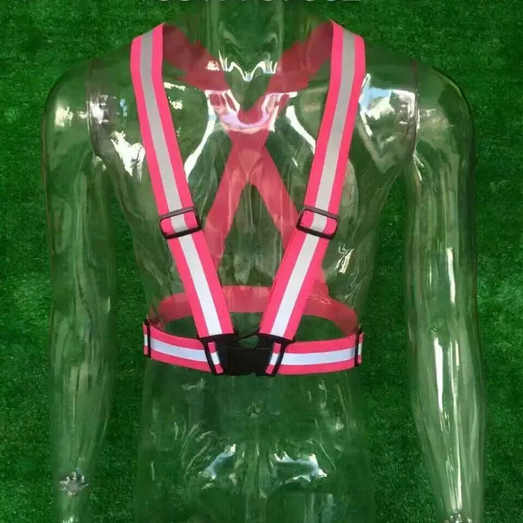 Reflective Safety Vest Strips High Visibility for Construction Traffic Night Outdoor Security Jacket Reflective Strips Work Wear Uniforms (6)