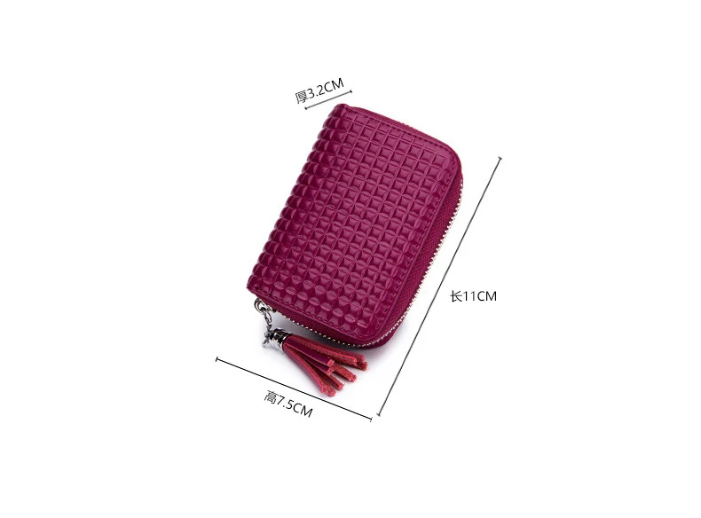 Women genuine leather wallet 9