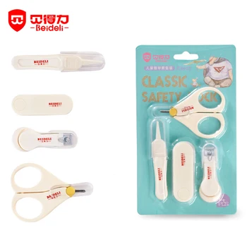 

Baby Nail Care Set Practical Clipper Trimmer Baby Scissors Nail Shear Convenient Safety Baby Nail Clipper 5Pcs/Set