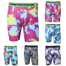 Мужская спортивная утягивающая одежда для спортзала Под базовым слоем Шорты Брюки спортивные колготки