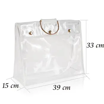 

Keep Clean Handbag Dustproof Cover Transparent Storage Organizer Bag