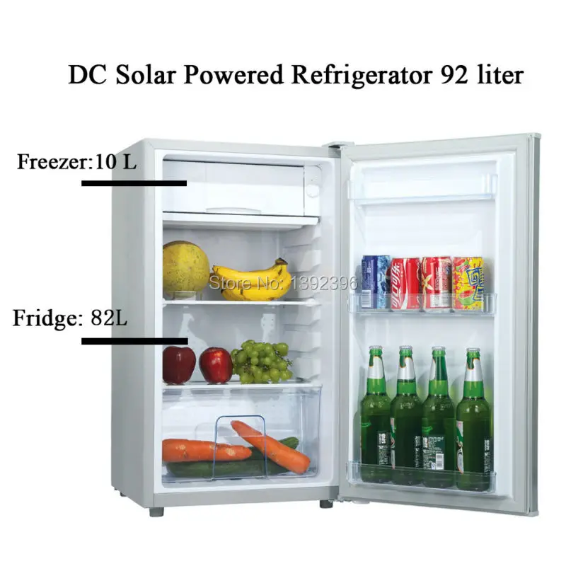 92L DC холодильник на солнечной энергии солнечный компрессор холодильник портативный холодильник Soalr панель морозильник