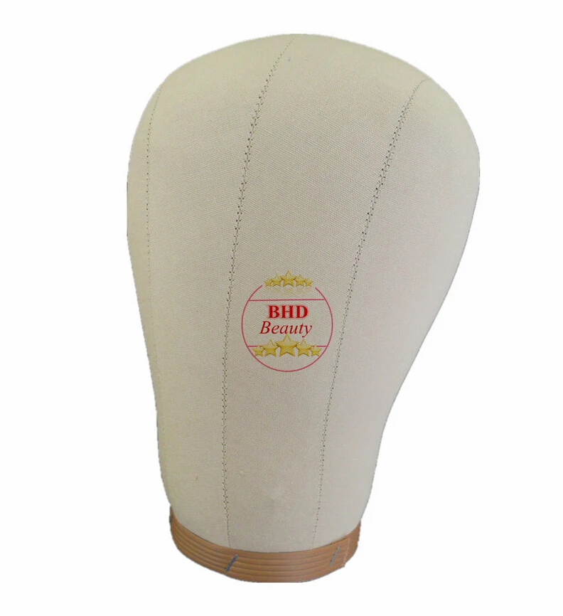 USA Wholesale 23" Canvas Block Head hair extension/weft/wig display