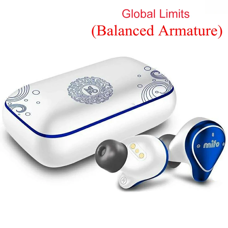 Mifo O5 Global Limits Bluetooth 5.0 Balanced Armature True Wireless Earbuds Waterproof Sport Mini Earbud For IOS Android Xiaomi - Цвет: Limits O5