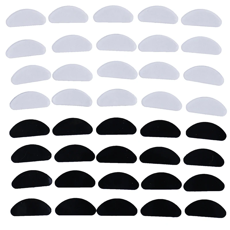 

5 Pair Glasses Nose Pads Adhesive Silicone Nose Pads Non-slip White Thin Nosepads for Glasses Eyeglasses Sunglasses