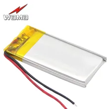 20x WAMA 502040 380 mAh литий-полимерный перезарядка защищенный выключатель питания 3,7 V Аккумуляторные батареи для bluetooth-динамиков Eletronics