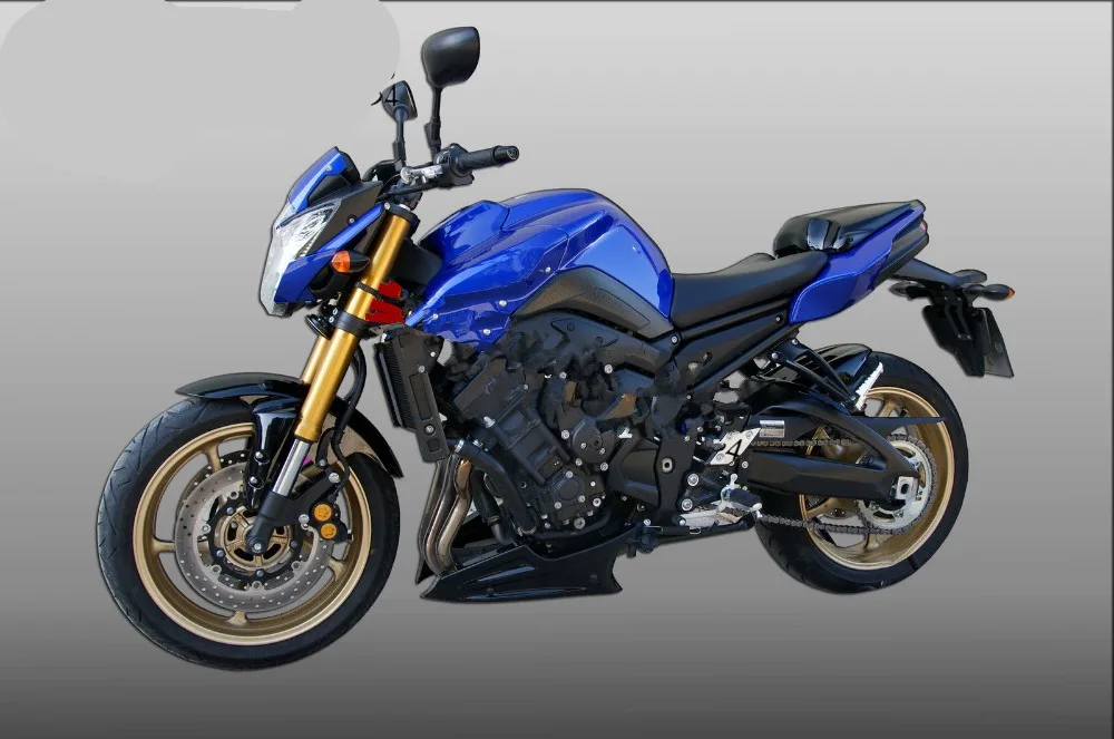 

BLACK White Extinction black Engine spoiler For Yamaha FZ8 Fazer FZ8N 2011-2012 11