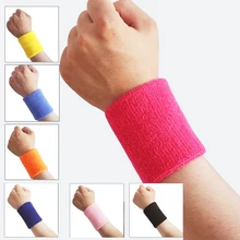 Sport Wristband sweatband Brace Wrap Bandage Gym Strap Running Sports Safety Wrist Support Badminton Wrist Band 1 Piece