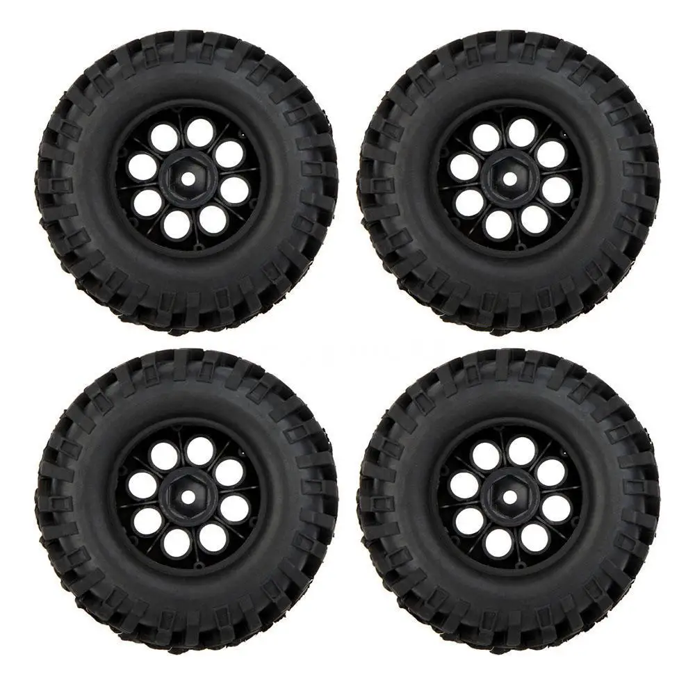 

100% 4X 1/10 Climber Off-road Car Wheel Rim+Tire 260001 for Traxxas HSP RC Car