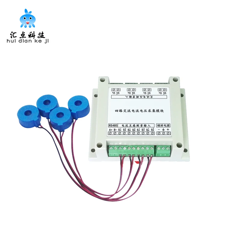 4 PLC AC Напряжение и трансформатор тока Напряжение и Мощность взаимной индуктивности приобретение измерения Сенсор модуля 485