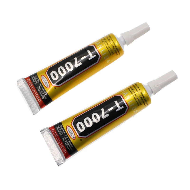 15Pcs Black 15ML Industrial Liquid T7000 Glue T 7000 Metal Rubber