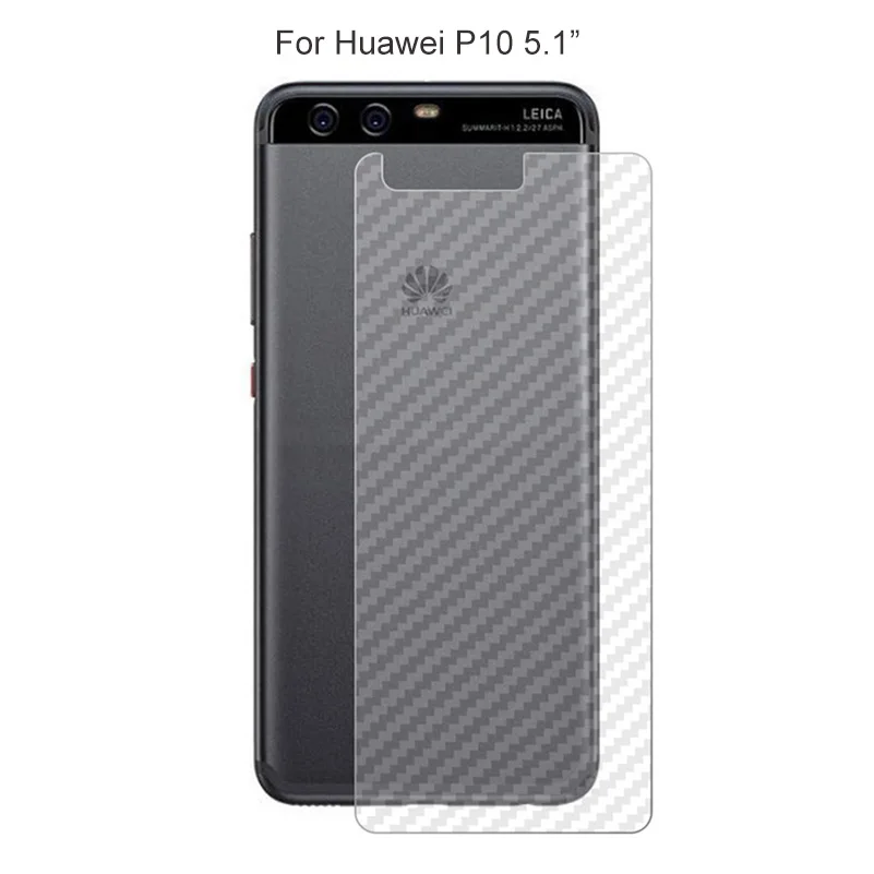 10 упаковок 3D наклейка из углеродного волокна защитная задняя пленка для Huawei P10 Lite