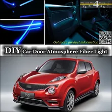 Для Infiniti эсквайр Infiniti qx30 интерьер окружающего света настройки атмосферу Волокно оптическое Ленточные огни внутри двери Панель освещения