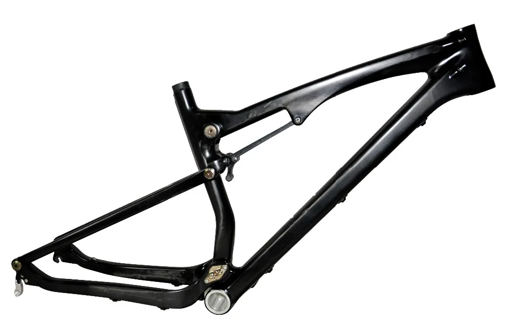 Clearance Best selling 3k glossy mountain BSA china full suspension mtb carbon fiber frame mtb carbon frame 26 FM076 0