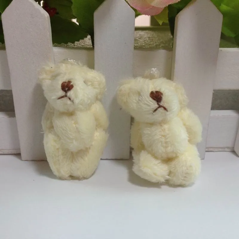 4cm plush long wool teddy bear (22)