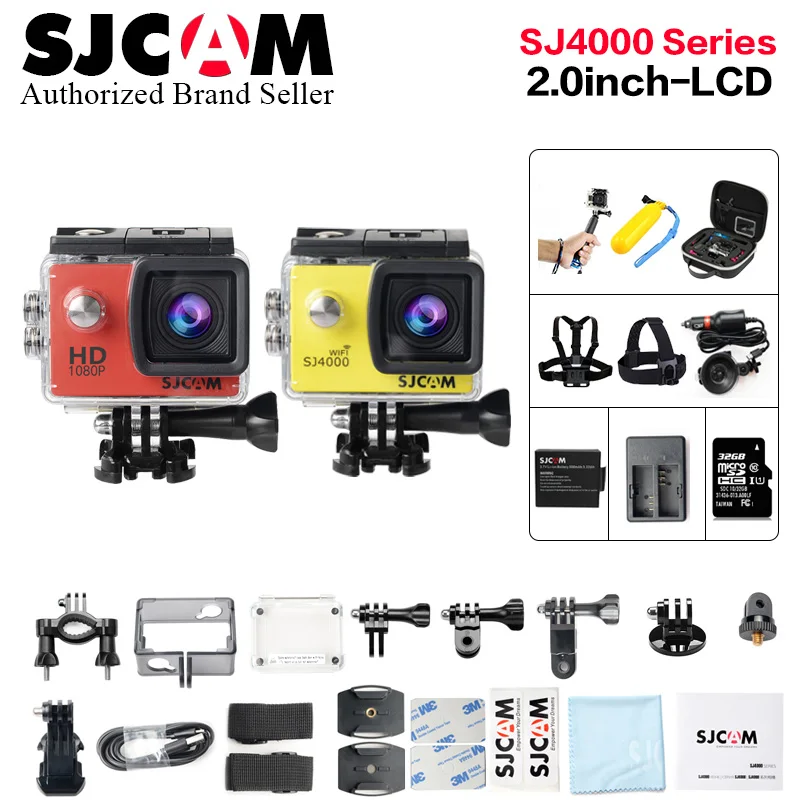 

Original SJCAM SJ4000 /SJ 4000 WIFI 2.0 action camera full hd 1080p waterproof Sport Camera Diving 30 Waterproof beter gopro cam
