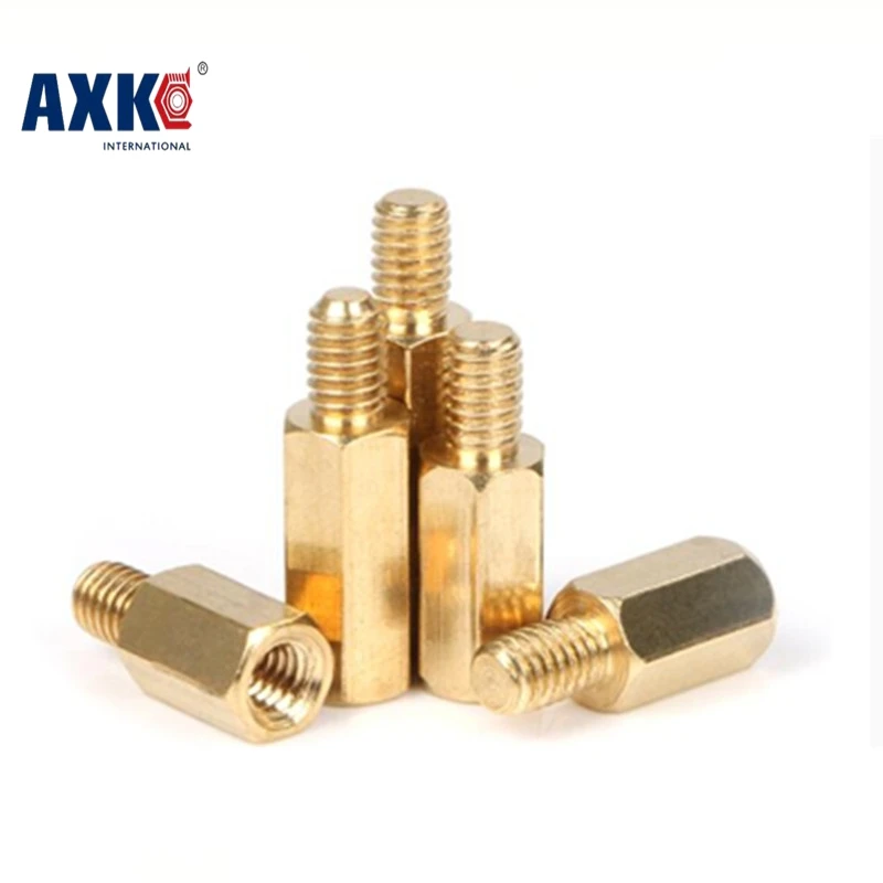 Axk 100 шт штырьковые к гнезду латунные прокладки M2 *