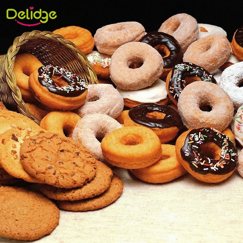 Delidge 5 шт./компл. круглая форма из нержавеющей стали для печенья и мусса кольцо