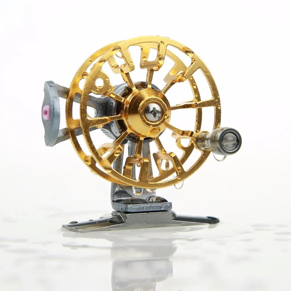 Mini Fishing Reels Aluminum Alloy Fly Reel Ultra light Winter Tackle Ice (4 Colors Optional)|fly fishing reel|ice reelfishing reel |