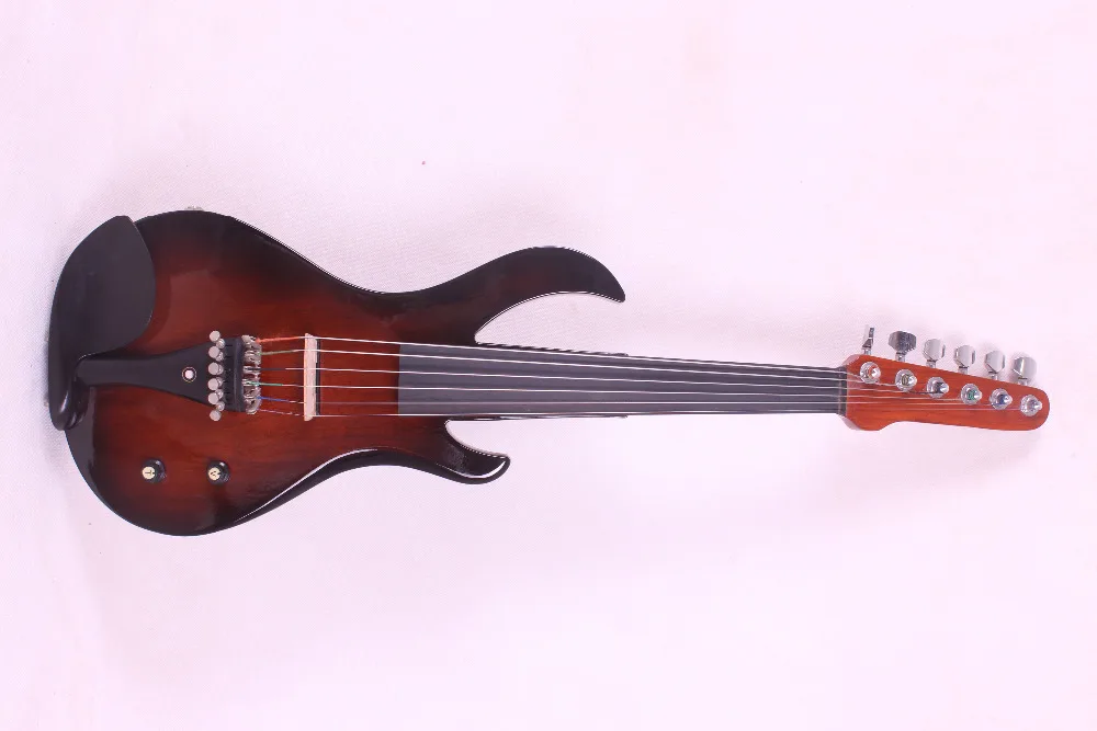 6 String Electric Violin New 4/4 Flame guitar shape Solid wood Powerful