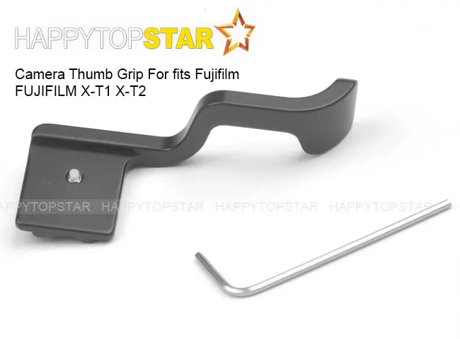 Camera Thumb Grip Fittest AL Aluminum Thumb Grip for FUJIFILM FUJI X-T1 X-T2 XT1 XT2 Camera Hot Shoe Hotshoe CNC