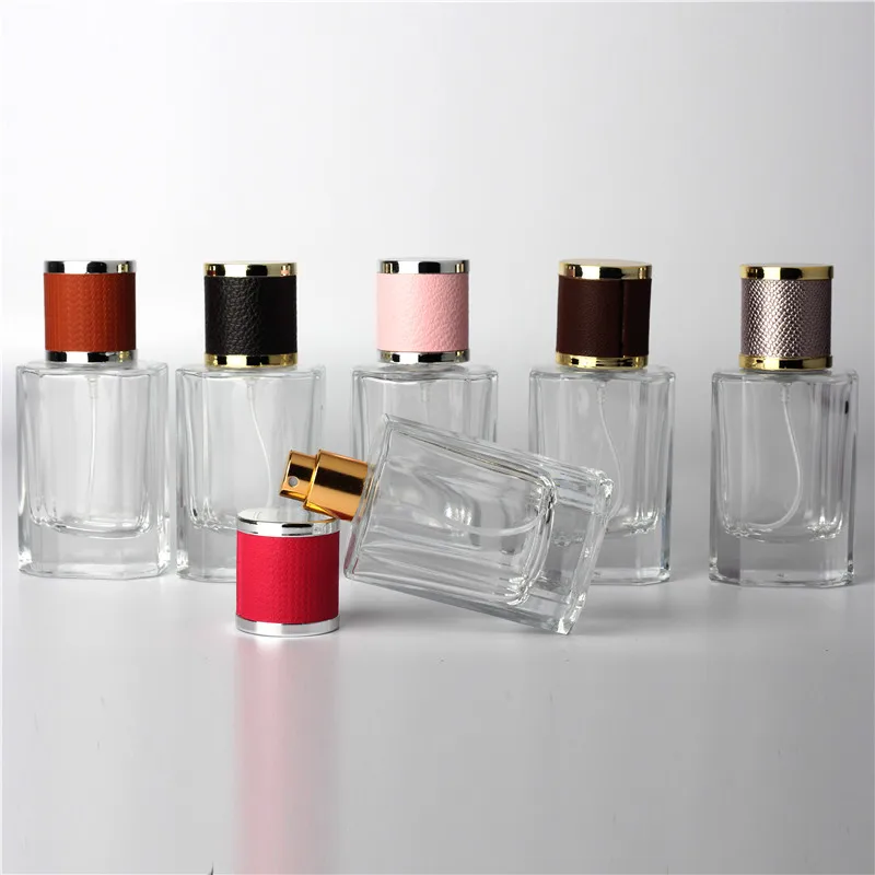 Флаконы для духов Заправляемый спрей из прозрачного стекла 50 мл|empty cosmetic