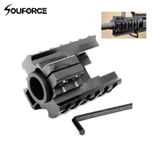 Тройное Крепление Пикатинни для охоты на рельсах 20 мм диаметром 18,5 мм для 12 Калибр лазерный прицел