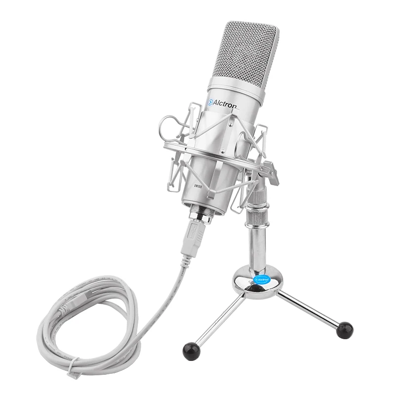 

Alctron UM100 Professional recording microphone Pro USB Condenser Microphone Studio computer microphone