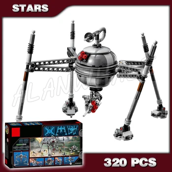 

320pcs Space Wars universe 05025 Homing Spider Droid DIY Model Building Blocks Children Toys Bricks Sets Compatible with Lago