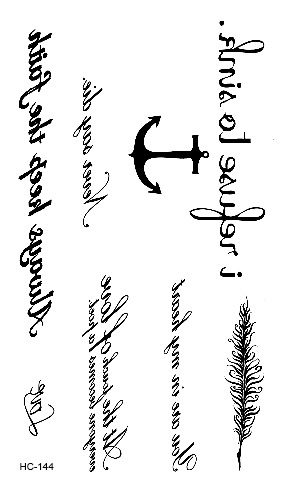 Classic Black Tatoo Cat Bird Fake Tattoo Tatuajes Hand Tatouage Body Waterproof Temporary Tattoo Sticker Small Taty