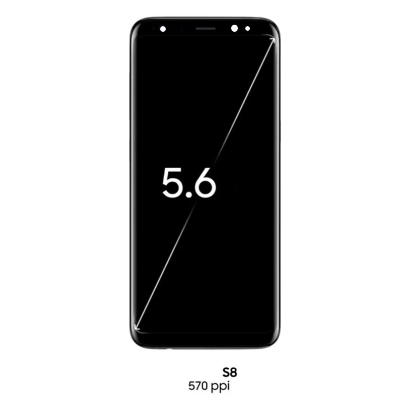 Супер AMOLED ЖК-экран для samsung S8 G950 G950F ЖК-дисплей с рамкой кодирующий преобразователь сенсорного экрана в сборе