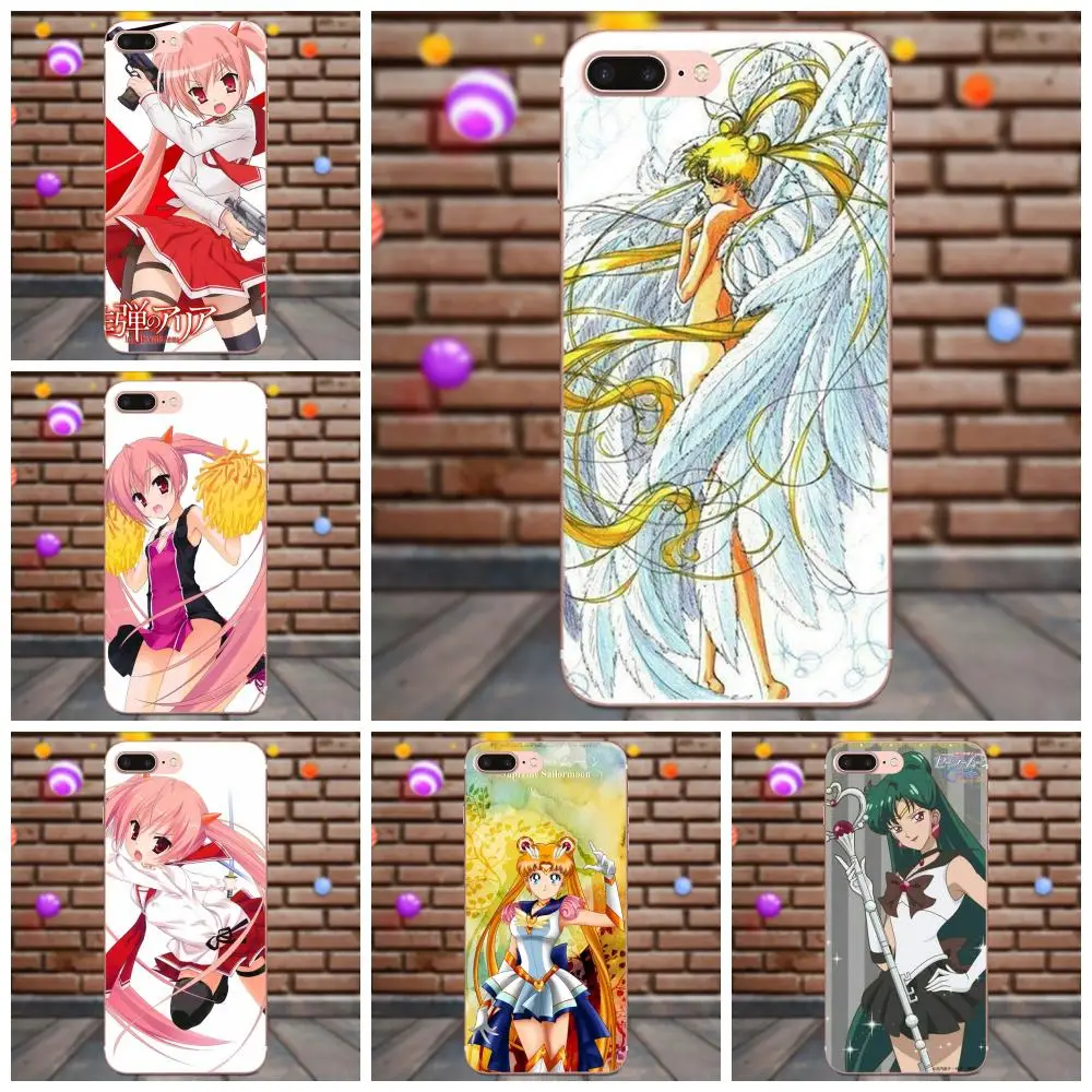 

Nice Phone Cases For Samsung Galaxy Note 2 3 4 5 8 9 S3 S4 S5 S6 S7 S8 S9 mini Edge Plus Aria The Scarlet Ammo Anime Sailormoon