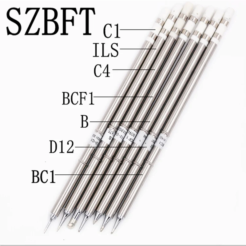 Бессвинцовой пайки советы t12 для hakko T12-BCF1Z BCF3Z BCF4Z BC1 C1 паяльников пайки укусы для FX-950/FX-951 бесплатная доставка