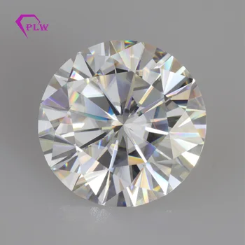 

Including Certificates 1 pcs 9mm 3ct EF Color+1pcs 9mm 3ct D Color White Brilliant Cut VVS Moissanite Fast shipping