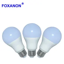 Foxanon E27 2835 светодиодная лампочка-шар светодиодный лампа 15w11w9w5w свет 100 v-240 v A60 A80 лампада ампулы Bombilla LED Освещение для дома EMC