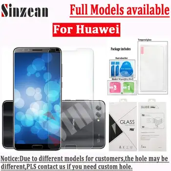

Sinzean 200pcs For P8 lite/P9 lite 2017/Mate 9 LITE/Y5/Y6/Y7/Y8/Y9 2019/Honor 10/8C 2.5D clear Tempered Glass Screen Protector