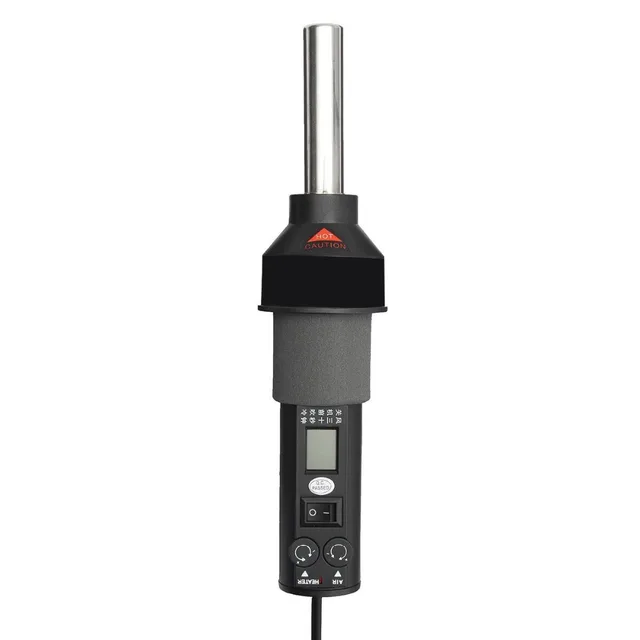 ALLSOME 110V 220V 450W Portable Soldering Hot Air Heat Gun Desolder Power Nozzle Tool LCD Display Adjustable Temperature HT1783