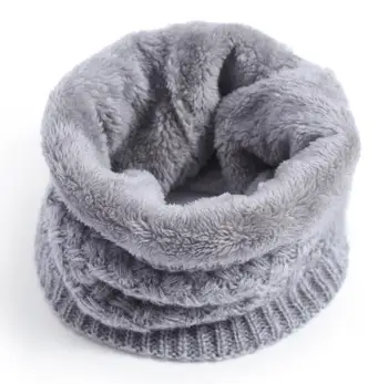 

Fashion Winter Scarf For Women Men Children Baby Scarf Thickened Wool Collar Scarves Girls Boys Neck Scarf Cotton Unisex