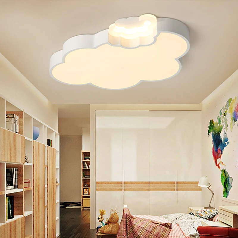 Simple Modern Led Cloud Ceiling Light Kids Room Lighting Simple Modern Led Cloud Ceiling Light Kids Room Lighting