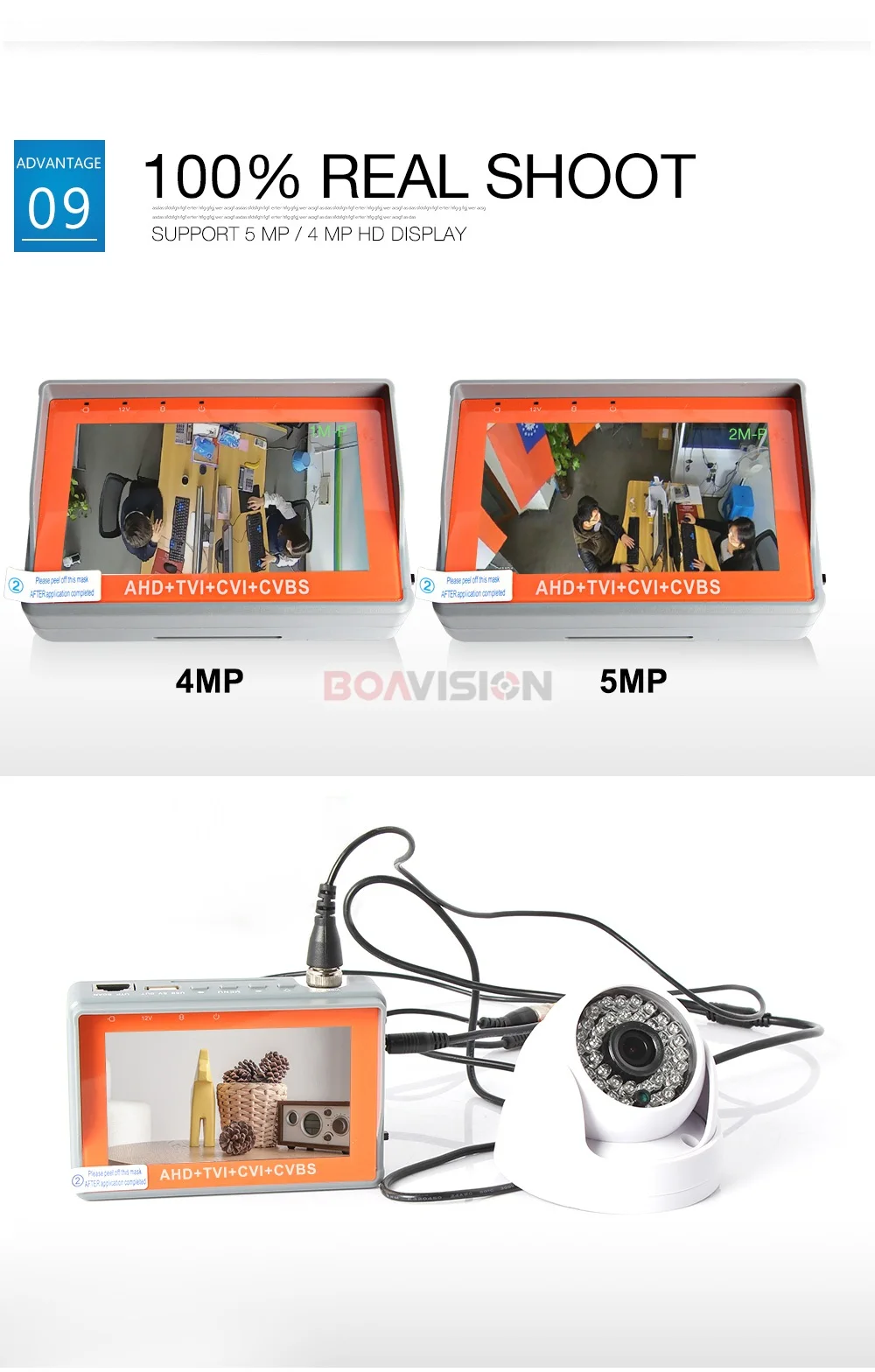 Новинка 4,3 дюймов 5MP 4MP AHD CCTV Тест er аналоговый CVBS AHD TVI CVI камера тест er монитор UPT PTZ аудио тест DC12V Выход