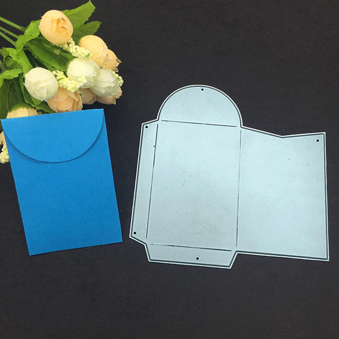Металлические высечки-конверты для скрапбукинга DIY, тиснение бумажных карт, изготовление декоративных изделий