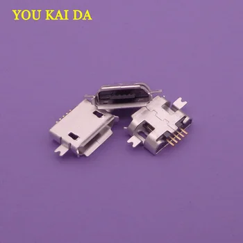 

100pcs Mini Micro USB Jack 5P Female Socket connector 5 Pin phone charging port for Nokia/Millet/ZTE/ ALLFINE Tablet PC