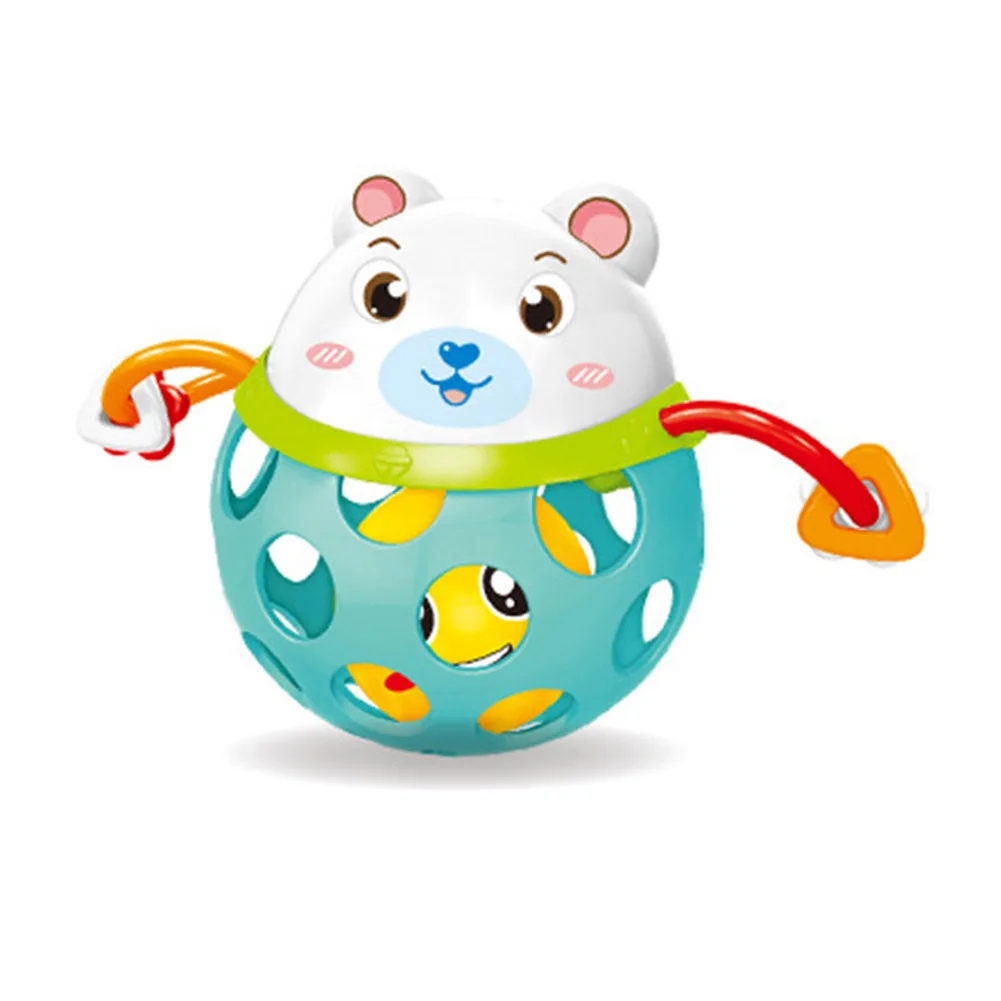 Hot Selling Cute Baby Rattle Animal Tiger/Pig/Frog/Bear Ball Teether Infants Toy Best Baby Toys